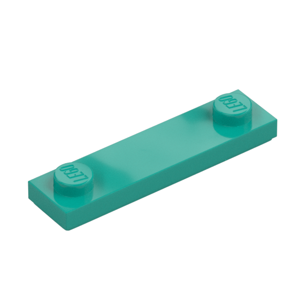 PLATE 1X4, W/ 2 KNOBS, NO. 2