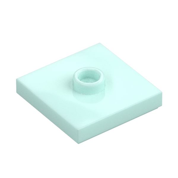 PLATE 2X2 W 1 KNOB