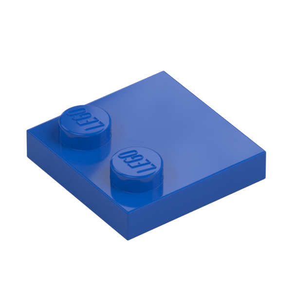 PLATE 2X2, W/ REDUCED KNOBS