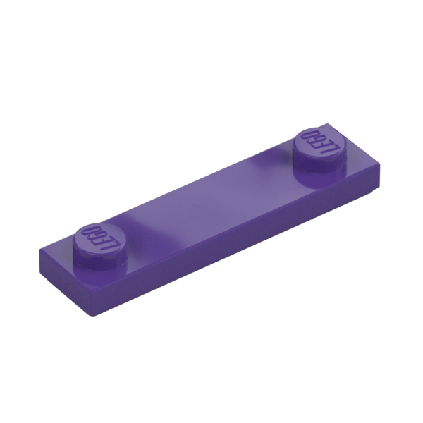 PLATE 1X4, W/ 2 KNOBS, NO. 2