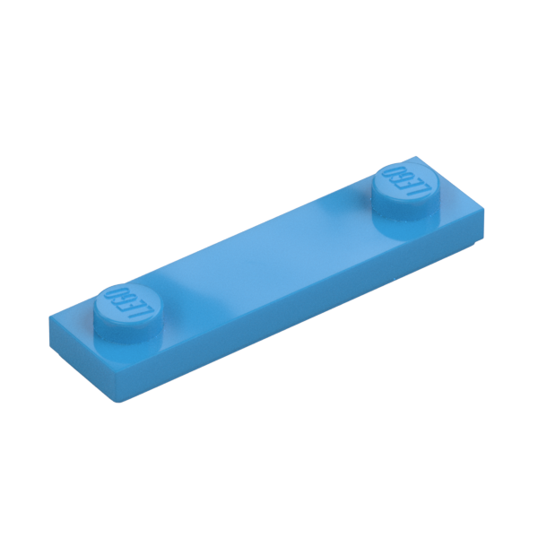 PLATE 1X4, W/ 2 KNOBS, NO. 2