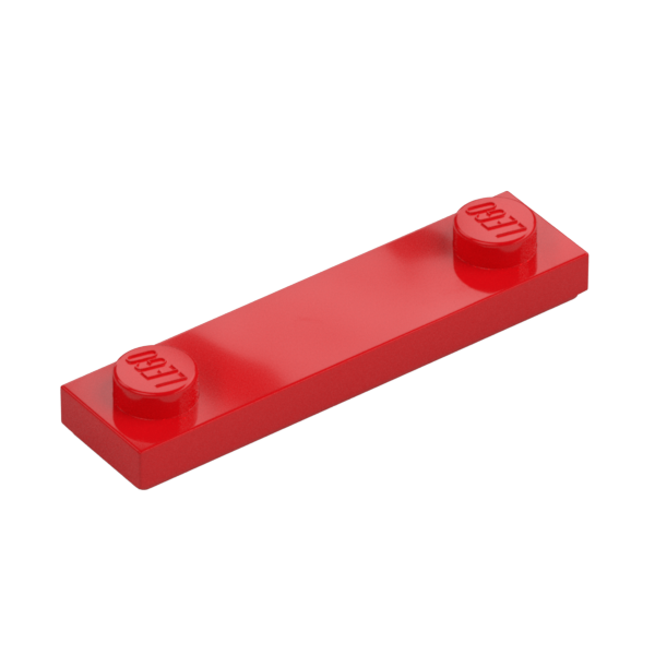 PLATE 1X4, W/ 2 KNOBS, NO. 2
