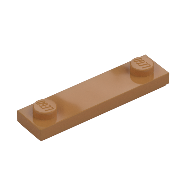 PLATE 1X4, W/ 2 KNOBS, NO. 2