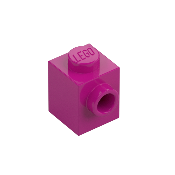 BRICK 1X1 W. 1 KNOB