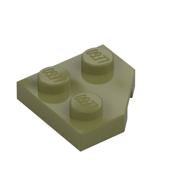 PLATE 2X2, CORNER, 45 DEG.