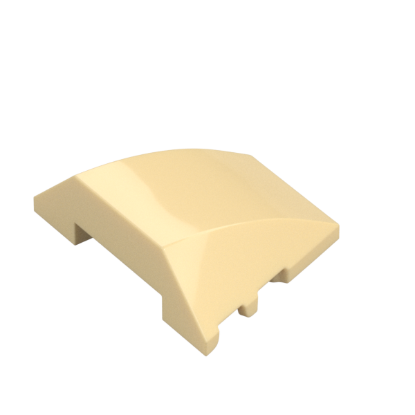 BRICK 4X3 W. BOW/ANGLE
