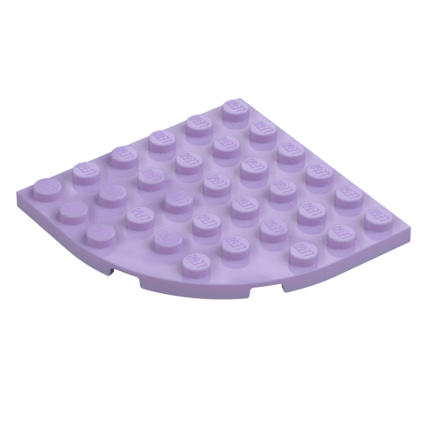 PLATE 6X6 W. BOW