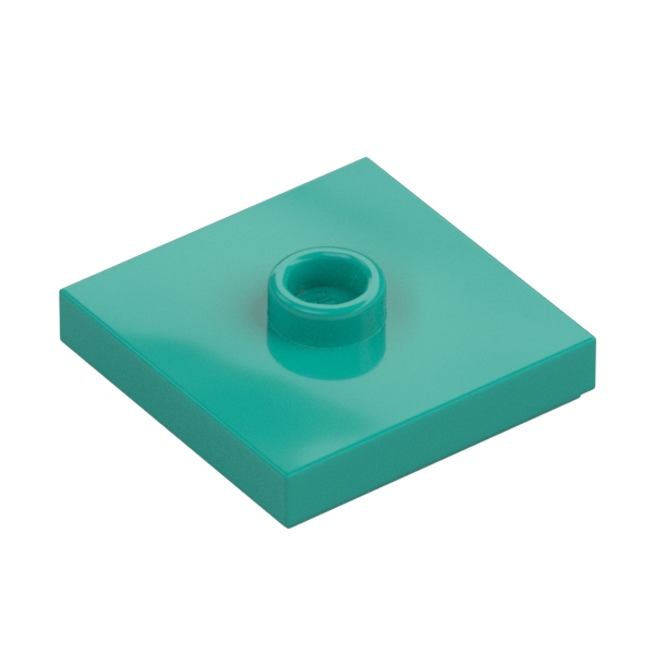 PLATE 2X2 W 1 KNOB