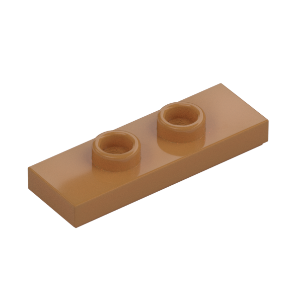 PLATE 1X3 W/ 2 KNOBS