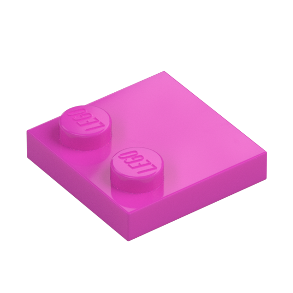 PLATE 2X2, W/ REDUCED KNOBS