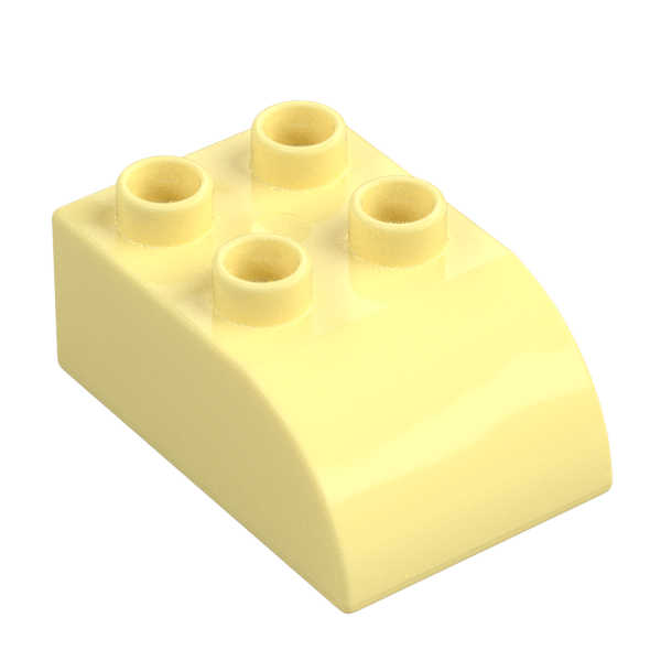 DUPLO BRICK, BOW 2X3X1