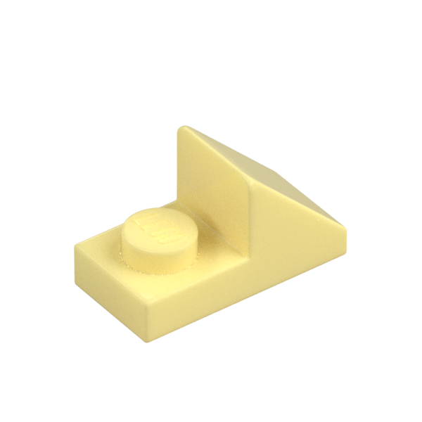 ROOF TILE 1X2 45° W 1/3 PLATE