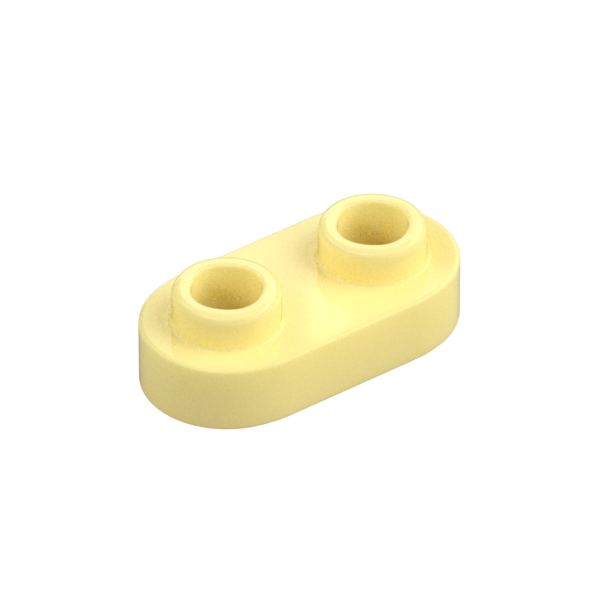 PLATE 1X2, ROUNDED, NO. 1