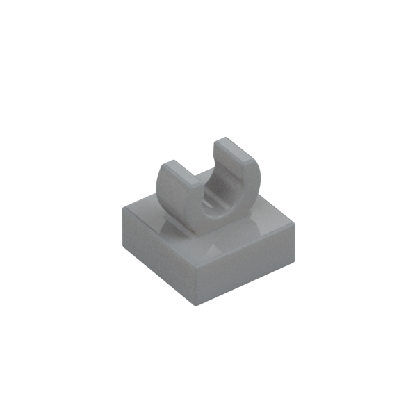 PLATE 1X1 W. UP RIGHT HOLDER