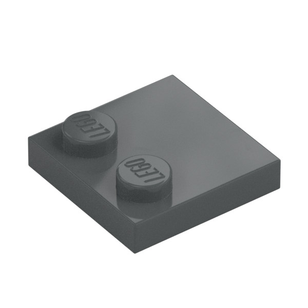 PLATE 2X2, W/ REDUCED KNOBS