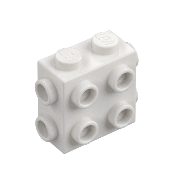 BRICK 1X2X1 2/3, W/ 8 KNOBS