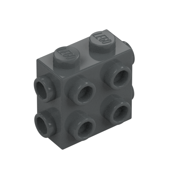 BRICK 1X2X1 2/3, W/ 8 KNOBS