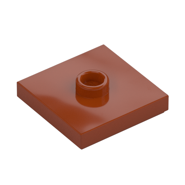 PLATE 2X2 W 1 KNOB