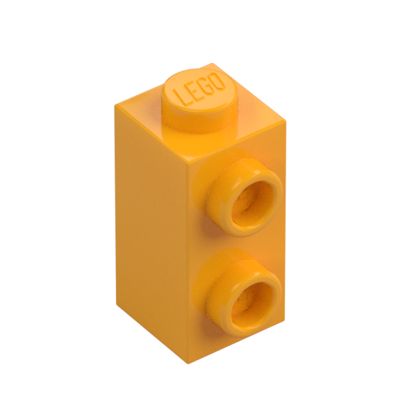 BRICK 1X1X1 2/3, W/ VERT. KNOBS