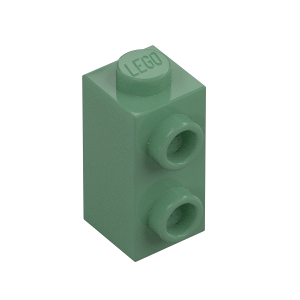 BRICK 1X1X1 2/3, W/ VERT. KNOBS