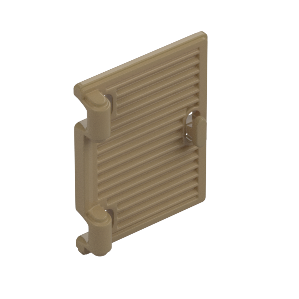 SHUTTER 1X2X3 W. SHAFT Ø3.2