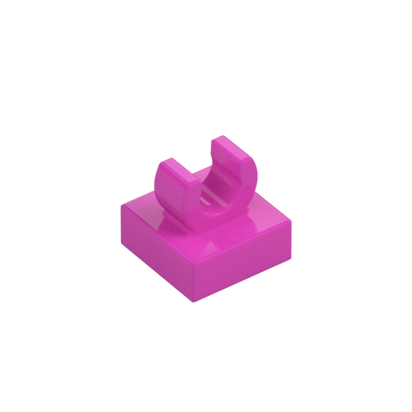 PLATE 1X1 W. UP RIGHT HOLDER