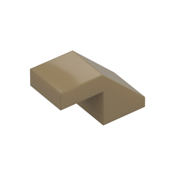 ROOF TILE 1X2, DEG. 45, W/O KNOBS