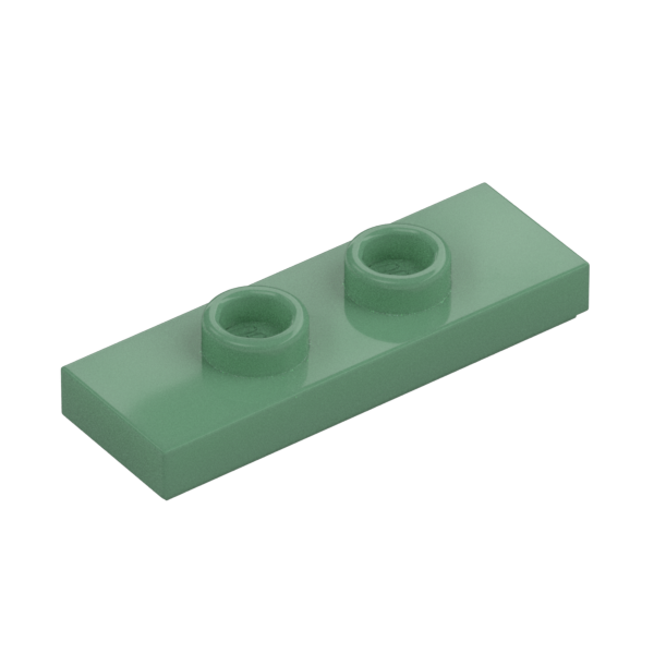 PLATE 1X3 W/ 2 KNOBS