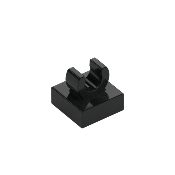 PLATE 1X1 W. UP RIGHT HOLDER