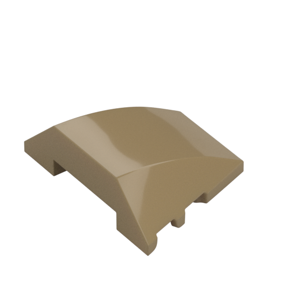 BRICK 4X3 W. BOW/ANGLE