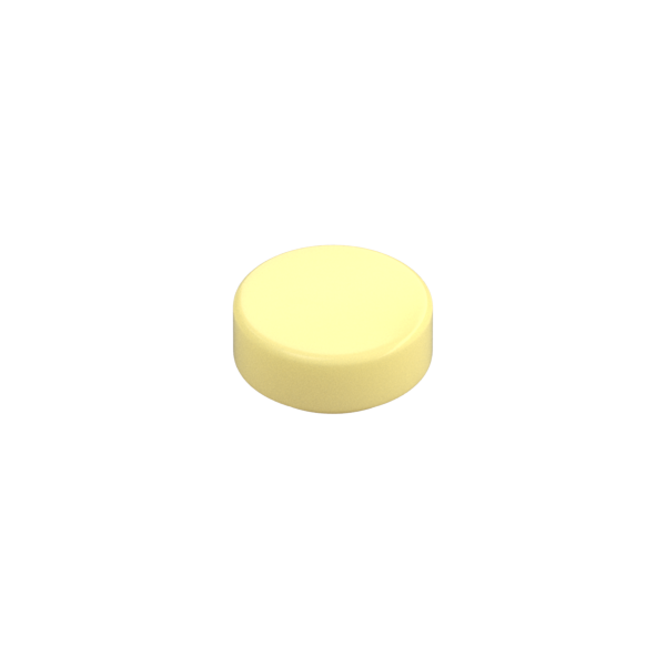 FLAT TILE 1X1, ROUND
