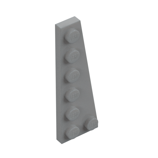 RIGHT PLATE, 2X6, DEG. 9