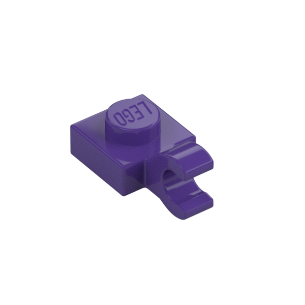 PLATE 1X1 W/HOLDER VERTICAL