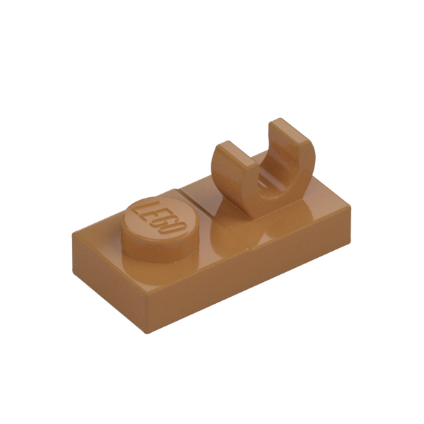 PLATE 1X2 W. VERTICAL GRIP