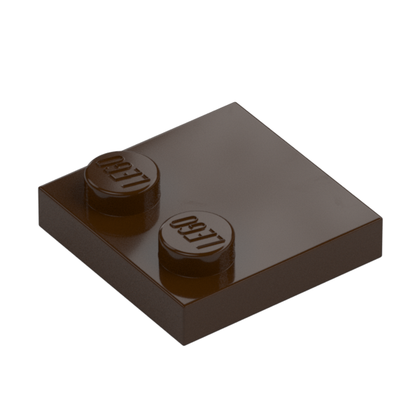PLATE 2X2, W/ REDUCED KNOBS