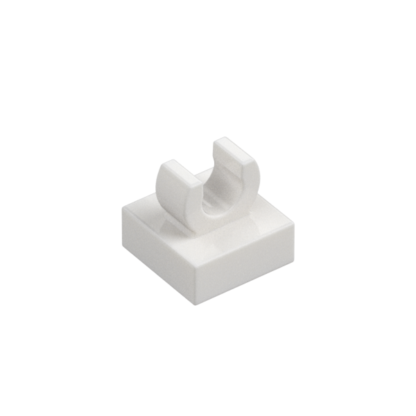 PLATE 1X1 W. UP RIGHT HOLDER