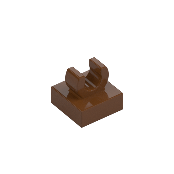 PLATE 1X1 W. UP RIGHT HOLDER