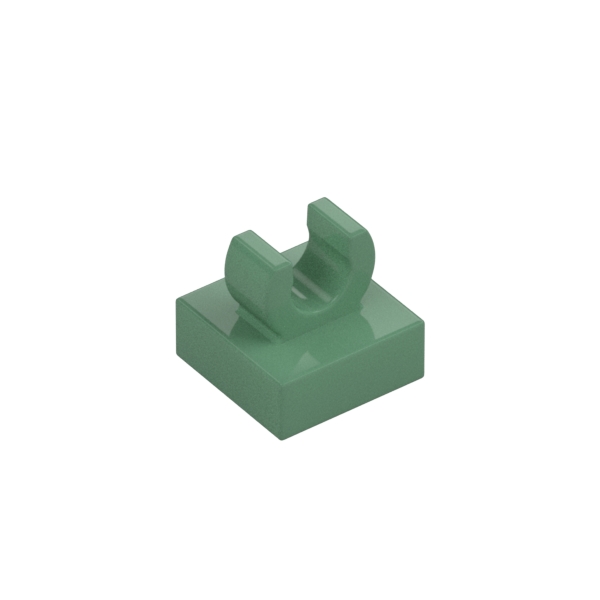 PLATE 1X1 W. UP RIGHT HOLDER