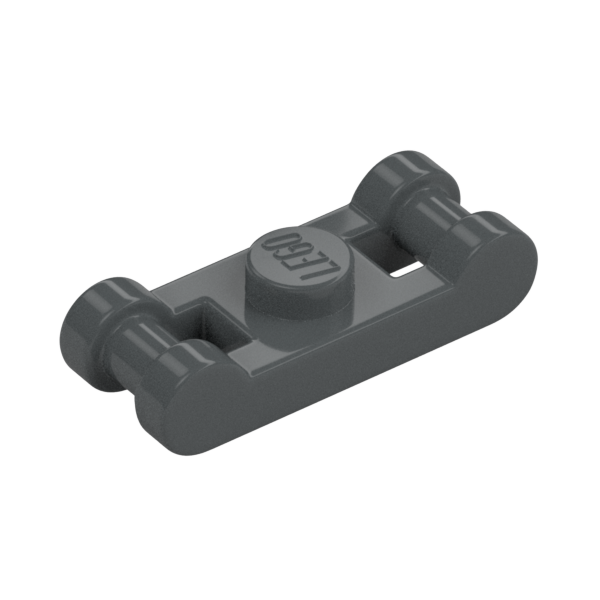 PLATE 1X1 W/ 2 SHAFTS DIA. 3.2