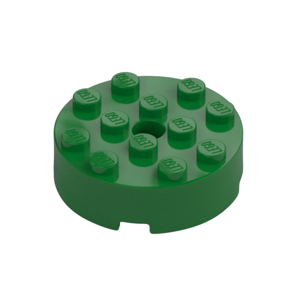 BRICK 4X4 ROUND W. Ø4.9 W. CLICK