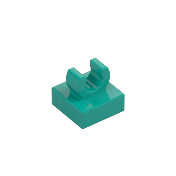 PLATE 1X1 W. UP RIGHT HOLDER