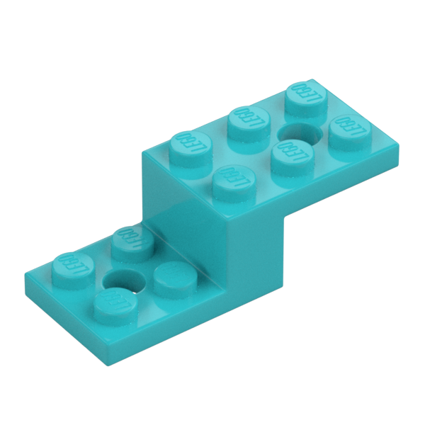 STONE 1X2X1 1/3 W. 2 PLATES 2X2