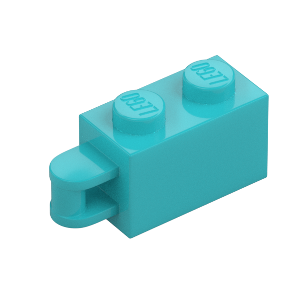 BRICK 1X2, W/ 3.2 SHAFT, VERT. END