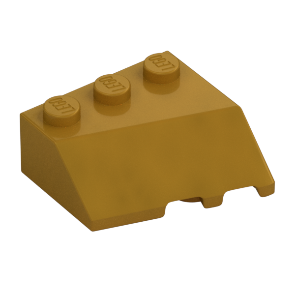 LEFT ROOF TILE 3X3, DEG. 45/18/45