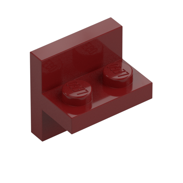PLATE 1X2 W/ VERT. TUBE