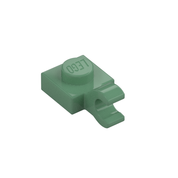 PLATE 1X1 W/HOLDER VERTICAL