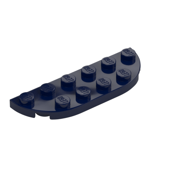 1/2 CIRCLE PLATE 2X6