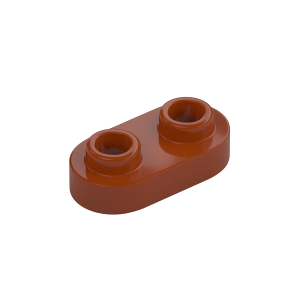 PLATE 1X2, ROUNDED, NO. 1