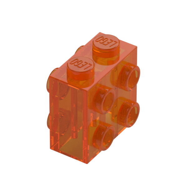 BRICK 1X2X2, W/ 8 KNOBS