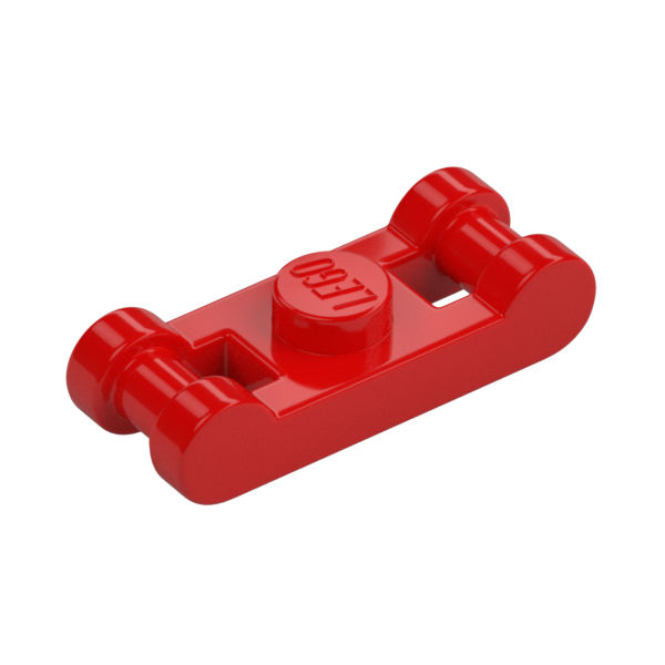 PLATE 1X1 W/ 2 SHAFTS DIA. 3.2